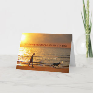 SUNRISE STROLL Greeting Card