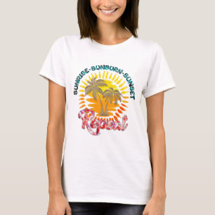 Sunrise Sunburn Sunset Summer Women's T-shirt