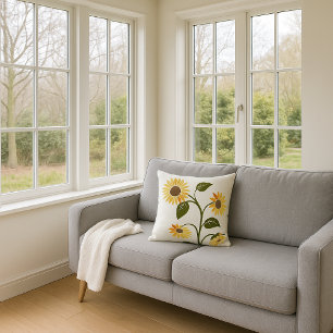 Sunrise Sunflower Cushion