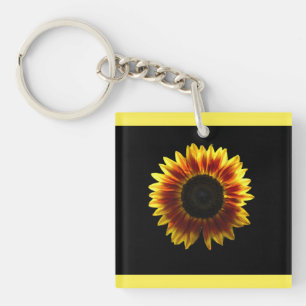 Sunrise Sunflower - keychain