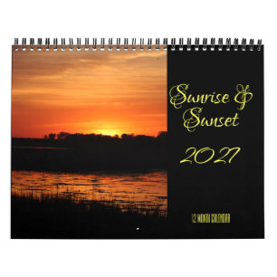 Sunrise & Sunset 2027 Wall Calendar