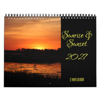 Sunrise & Sunset 2027 Wall Calendar