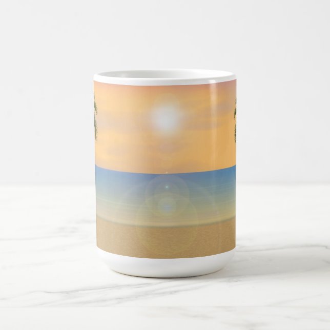 Sunrise / Sunset Beach Scene: Mug (Center)