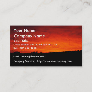 Sunrise/Sunset Business Card