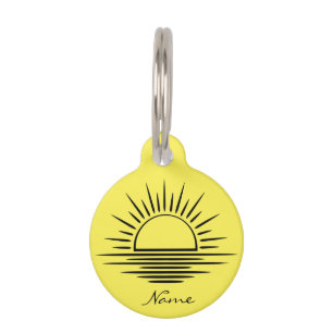 Sunrise/Sunset Reflection Thunder_Cove Pet Tag