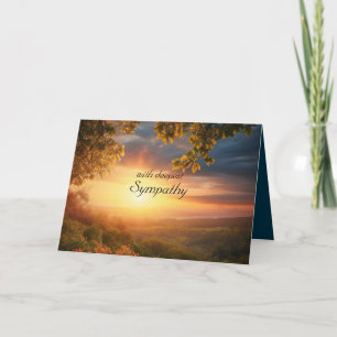 SUNRISE SUNSET SYMPATHY CARD