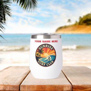 Sunrise Surf Club badge style sticker