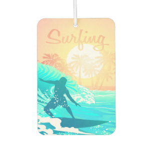Sunrise Surfer Car Air Freshener