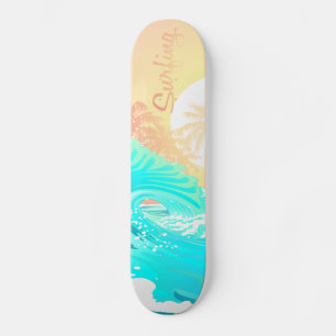Sunrise Surfer Skateboard