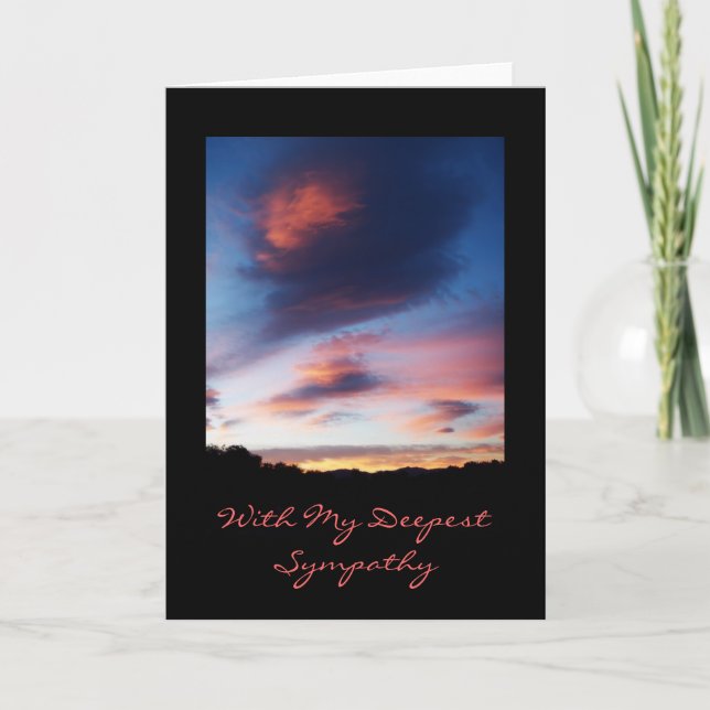 Sunrise Sympathy Card (Front)