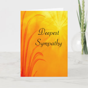 Sunrise Sympathy Greeting Card