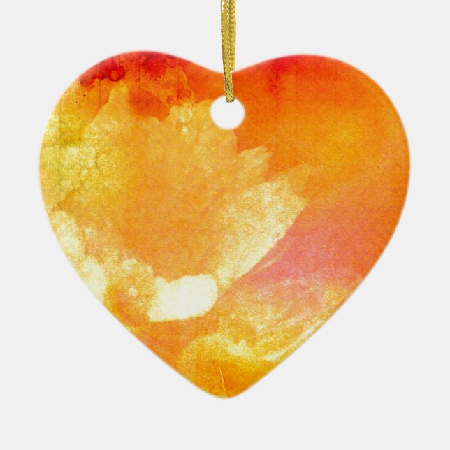 Sunrise Symphony Ceramic Tree Decoration (Front)