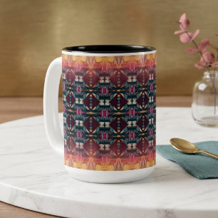 Sunrise Tapestry Two-Tone Coffee Mug
