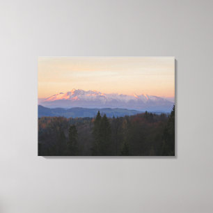 Sunrise Tatras Canvas Print