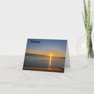 Sunrise  thank you card