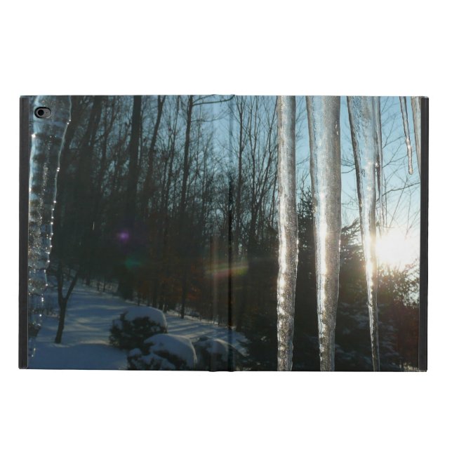 Sunrise Through Icicles Winter Nature Photography Powis iPad Air 2 Case (Outside)
