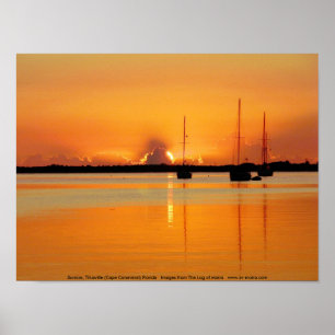 Sunrise, Titusville (Cape Canaveral) Florida Poster
