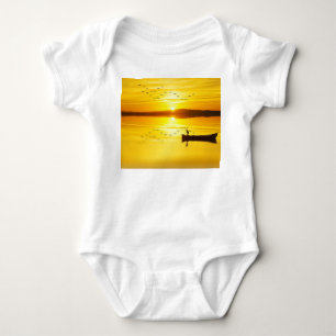 Sunrise Traditional Fishmonger Boat Baby Bodysuit