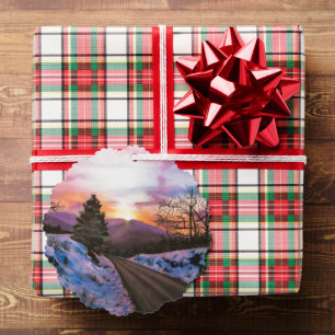 Sunrise Tree Decoration Card