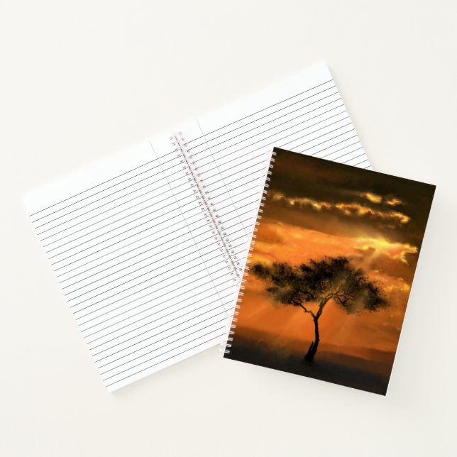 Sunrise Tree Notebook (Inside)
