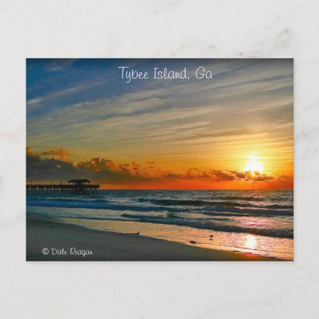 Sunrise - Tybee Island Postcard (Front)