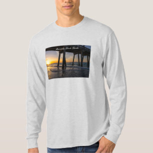 Sunrise Under Pensacola Pier Long Sleeve T-Shirt