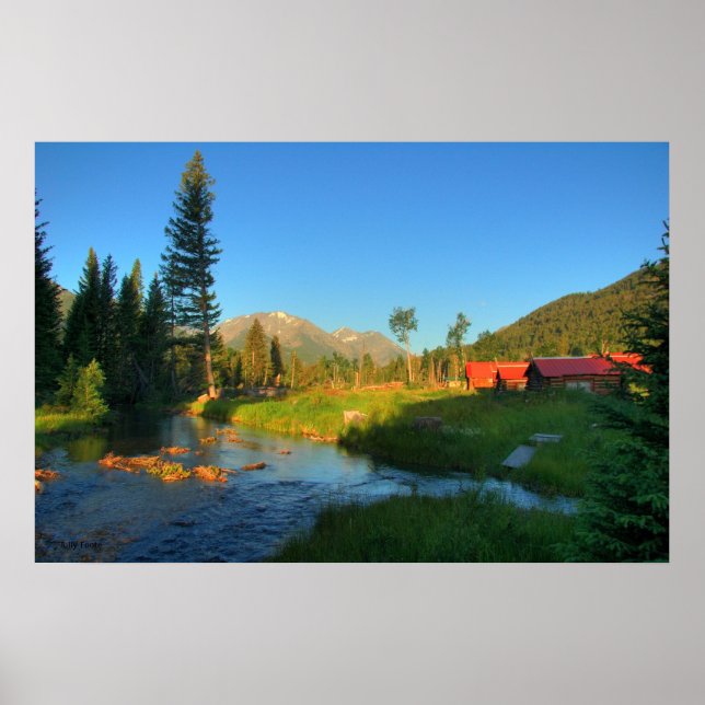 Sunrise Up Canyon Poster (Front)