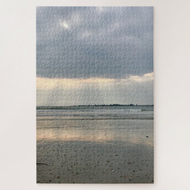 Sunrise West Wittering Beach Chichester Sussex UK Jigsaw Puzzle (Vertical)