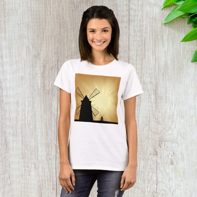 Sunrise Windmills T-Shirt (Creator Uploaded)