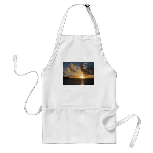 Sunrise With Clouds St. Martin Standard Apron (Front)