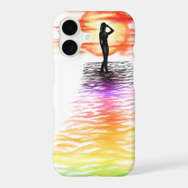 Sunrise Woman iPhone Case (Back)