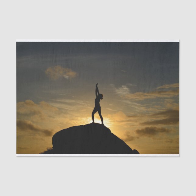 Sunrise Yoga Tissue Paper (Front)