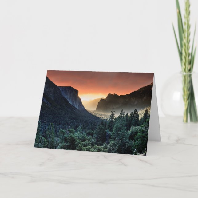 Sunrise | Yosemite National Park Card (Front)