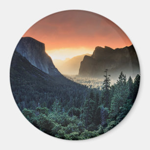 Sunrise Yosemite National Park Magnet