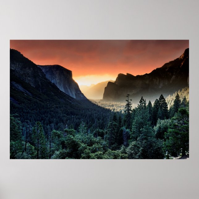 Sunrise | Yosemite National Park Poster (Front)