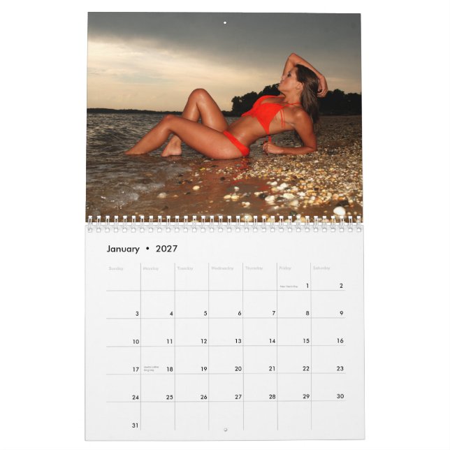 Sunrises and Sunsets 2019 Calendar (Jan 2027)