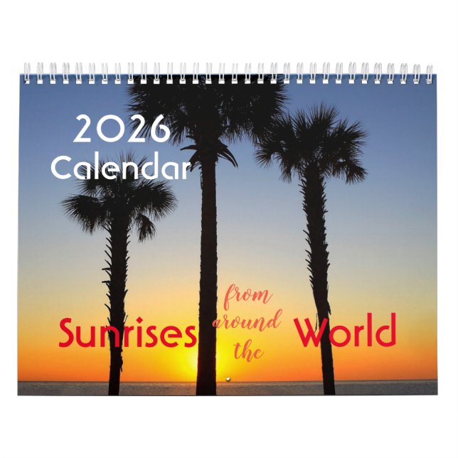 Sunrises from Around the World w/ Poetry Calendar  (Cover)