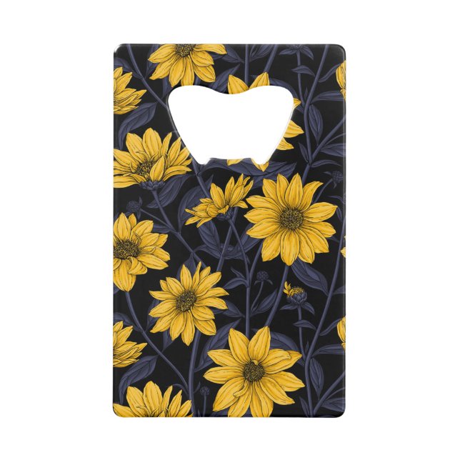 Sunroot, wild sunflower in yellow and blue (Front)