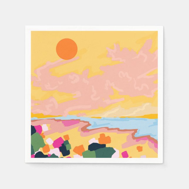 Sun's Embrace Napkin (Front)