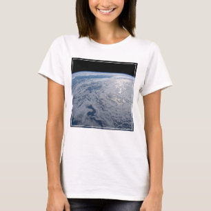Sun's Glint Beaming On The South Pacific Ocean. T-Shirt