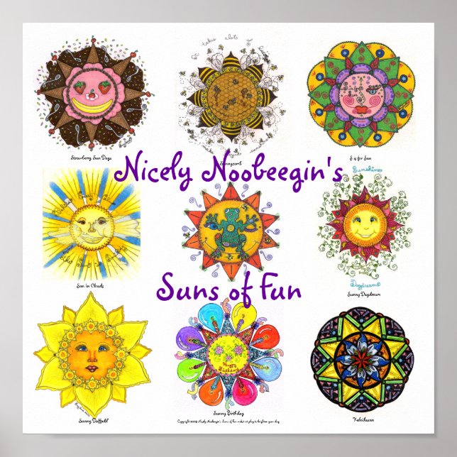 Sun's of Fun (purple) Poster (Front)