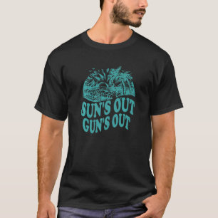 Sun's Out Guns Out Graphic Men Women Bodybuilding  T-Shirt