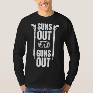 Suns Out Guns Out Spearfishing Print Spearfish Pro T-Shirt