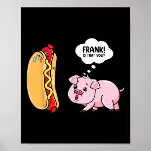 Suns Out Hot Dog Buns Out Funny Sausage Bbq Food L Poster