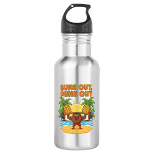 Suns Out Puns Out Funny Summer Coconut Gym 532 Ml Water Bottle