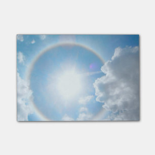 Sun's Rainbow Halo Post-it Notes