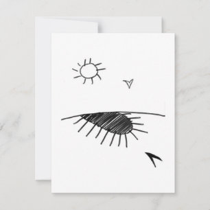 Sun's Shadow - A study - 2 RSVP Card