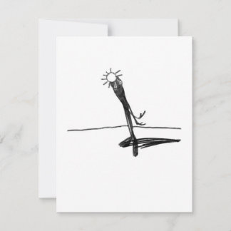 Sun's Shadow - A study - 5 RSVP Card