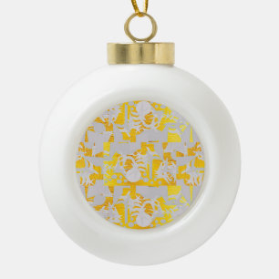 SUNS! SUNSHINE! HOLIDAYS IN CENTRAL PARK! :) CERAMIC BALL CHRISTMAS ORNAMENT