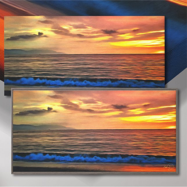 Sunset 1577 Art Canvas Print (Creator Uploaded)